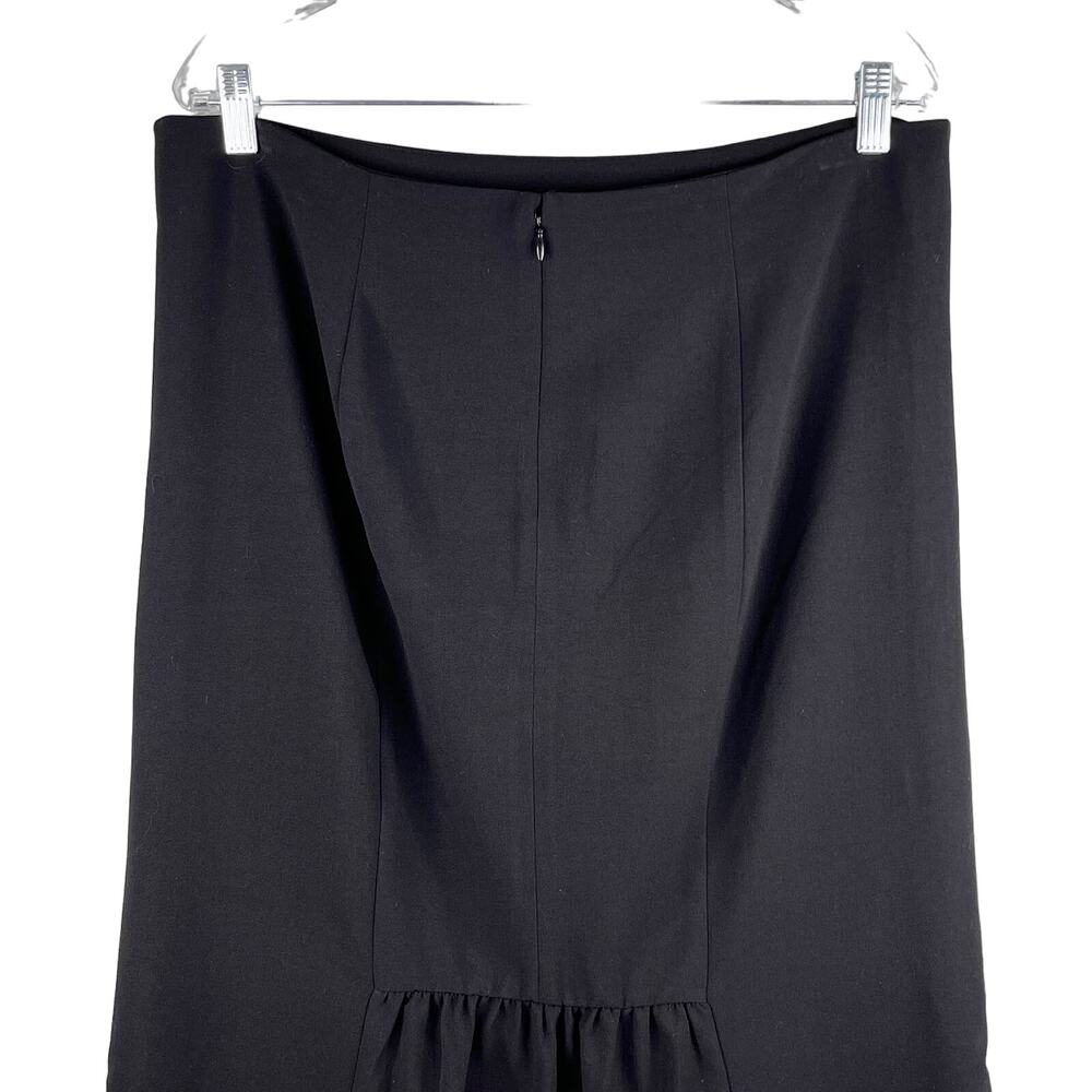 NY & Co 7th Avenue Design Pencil Skirt 16 Black Back Cinch New - Picture 13 of 16